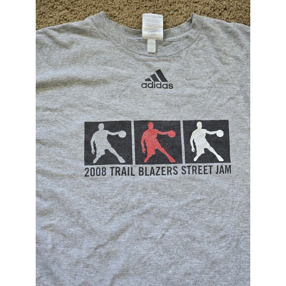 adidas Other - Adidas 2008 Portland Trail Blazers Street Jam T-Shirt - Men's 2XL - Gray